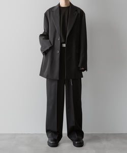 ssstein(シュタイン)の24AWコレクション OVERSIZED SINGLE BREASTED LONG JACKET - DARK CHARCOAL 公式通販サイトsession福岡セレクトショップ