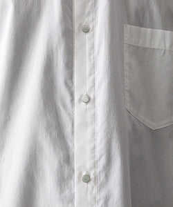 Fujimoto フジモトのWASHED OVER COTTON & SILK SHIRT - WHITEの公式通販サイトsession福岡セレクトショップ