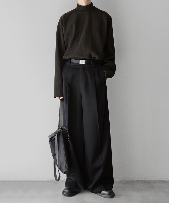 stein(シュタイン)の24SSコレクションEXTRA WIDE TROUSERS のBLACK sessionセッション福岡セレクトショップ 公式通販サイト