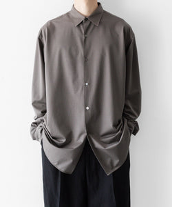 KANEMASA PHIL.】46G MODEST SHIRT - CHARCOAL | 公式通販サイト