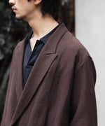 画像をギャラリービューアに読み込む, UJOH - ウジョーのPEAKED LAPEL COLLAR SHIRT JKTのCHOCOLATE公式通販サイトsession福岡セレクトショップ
