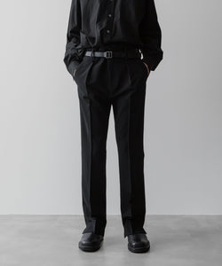 ANTHEM Aアンセムエー のSPONGY TWILL SLIM STRETCH PANTS - BLACKの公式通販サイトsession福岡セレクトショップ