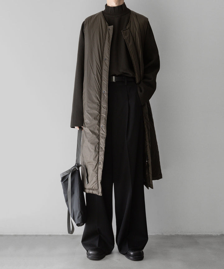 【stein】ssstein シュタインのGRADATION PLEATS LSのMILITARY KHAKI　 公式通販サイトsession福岡セレクトショップ
