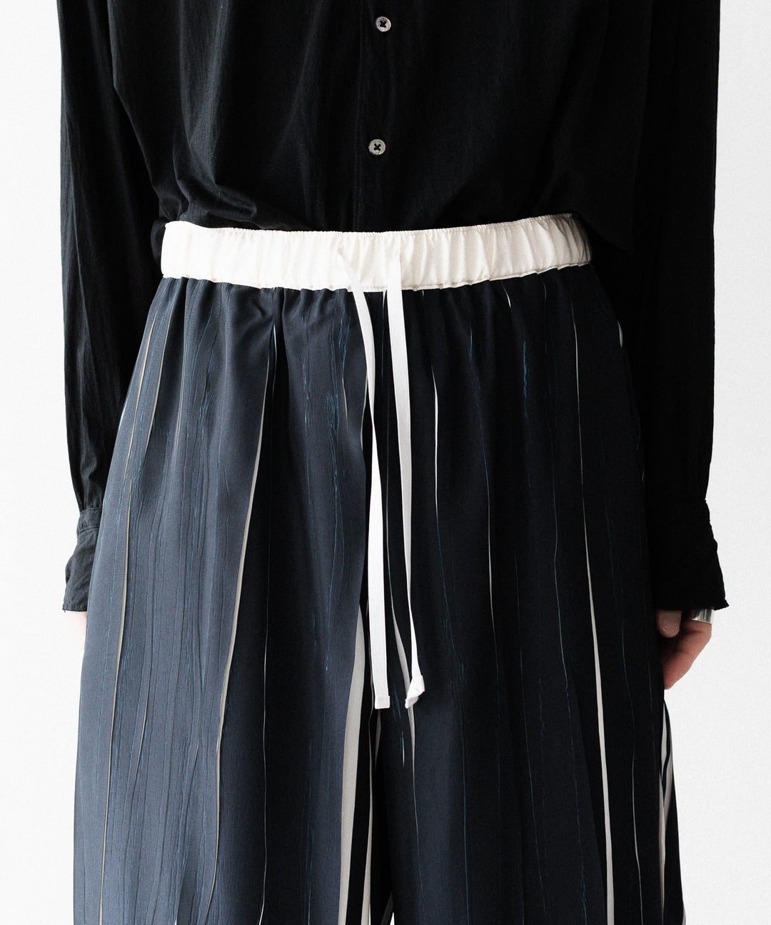 ANTHEM A-アンセムエーのOVER PRINTED RANDOM PLEATS PANTSのECRU公式通販サイトsession福岡セレクトショップ