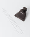 【INTÉRIM】 TAXCO SILVER SQUARE CHAIN PAIR NECKLACE - SILVER