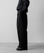 画像をギャラリービューアに読み込む, ssstein(シュタイン)のBELTED WIDE TROUSERS - BLACKの公式通販サイトsession福岡セレクトショップ
