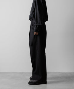 ssstein(シュタイン)のBELTED WIDE TROUSERS - BLACKの公式通販サイトsession福岡セレクトショップ