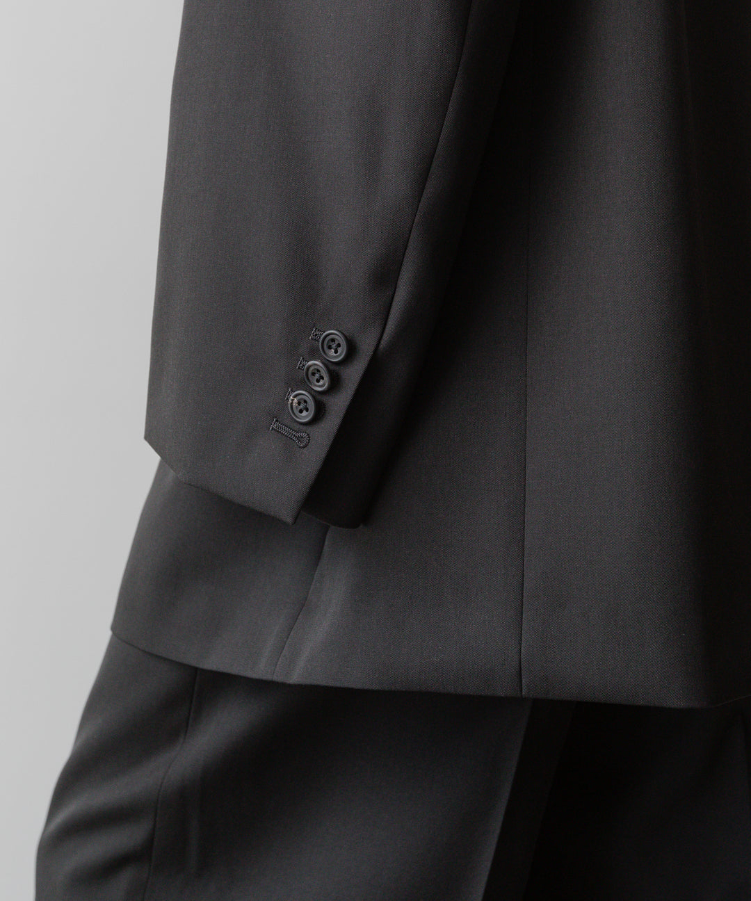 ssstein(シュタイン)の24AWコレクション OVERSIZED LAPELED COMBINATION JACKET - DARK CHARCOAL 公式通販サイトsession福岡セレクトショップ