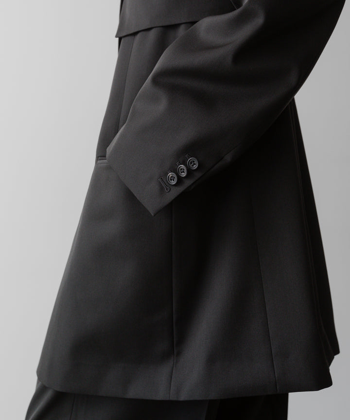 ssstein(シュタイン)の24AWコレクション OVERSIZED LAPELED COMBINATION JACKET - DARK CHARCOAL 公式通販サイトsession福岡セレクトショップ