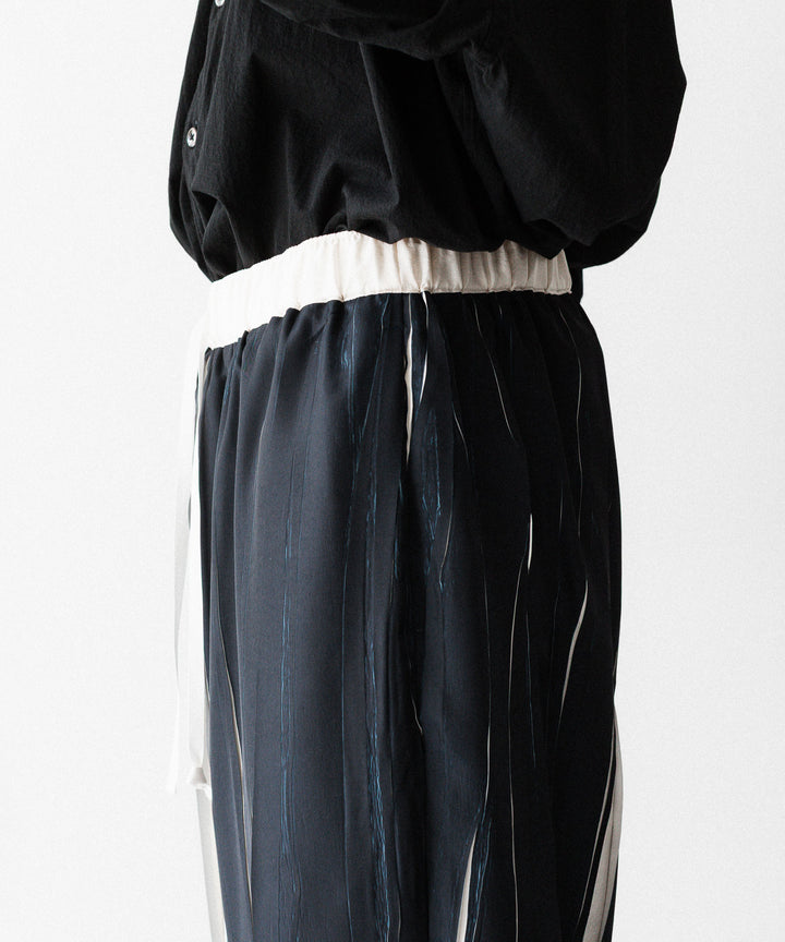 ANTHEM A-アンセムエーのOVER PRINTED RANDOM PLEATS PANTSのECRU公式通販サイトsession福岡セレクトショップ