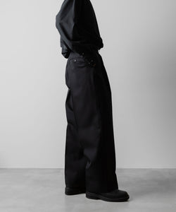 ssstein(シュタイン)のBELTED WIDE TROUSERS - BLACKの公式通販サイトsession福岡セレクトショップ