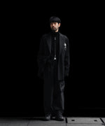 画像をギャラリービューアに読み込む, ssstein(シュタイン)のOVERSIZED SINGLE BREASTED LONG JACKET - BLACKの公式通販サイトsession福岡セレクトショップ
