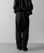 画像をギャラリービューアに読み込む, ssstein(シュタイン)のBELTED WIDE TROUSERS - BLACKの公式通販サイトsession福岡セレクトショップ
