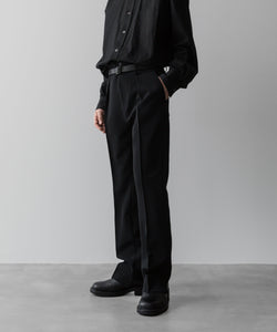 ANTHEM Aアンセムエー のSPONGY TWILL SLIM STRETCH PANTS - BLACKの公式通販サイトsession福岡セレクトショップ