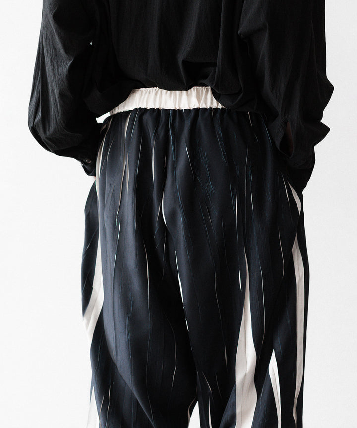ANTHEM A-アンセムエーのOVER PRINTED RANDOM PLEATS PANTSのECRU公式通販サイトsession福岡セレクトショップ