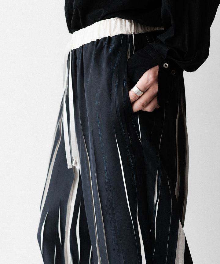 ANTHEM A-アンセムエーのOVER PRINTED RANDOM PLEATS PANTSのECRU公式通販サイトsession福岡セレクトショップ