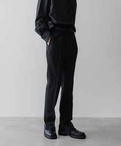 ANTHEM Aアンセムエー のSPONGY TWILL SLIM STRETCH PANTS - BLACKの公式通販サイトsession福岡セレクトショップ