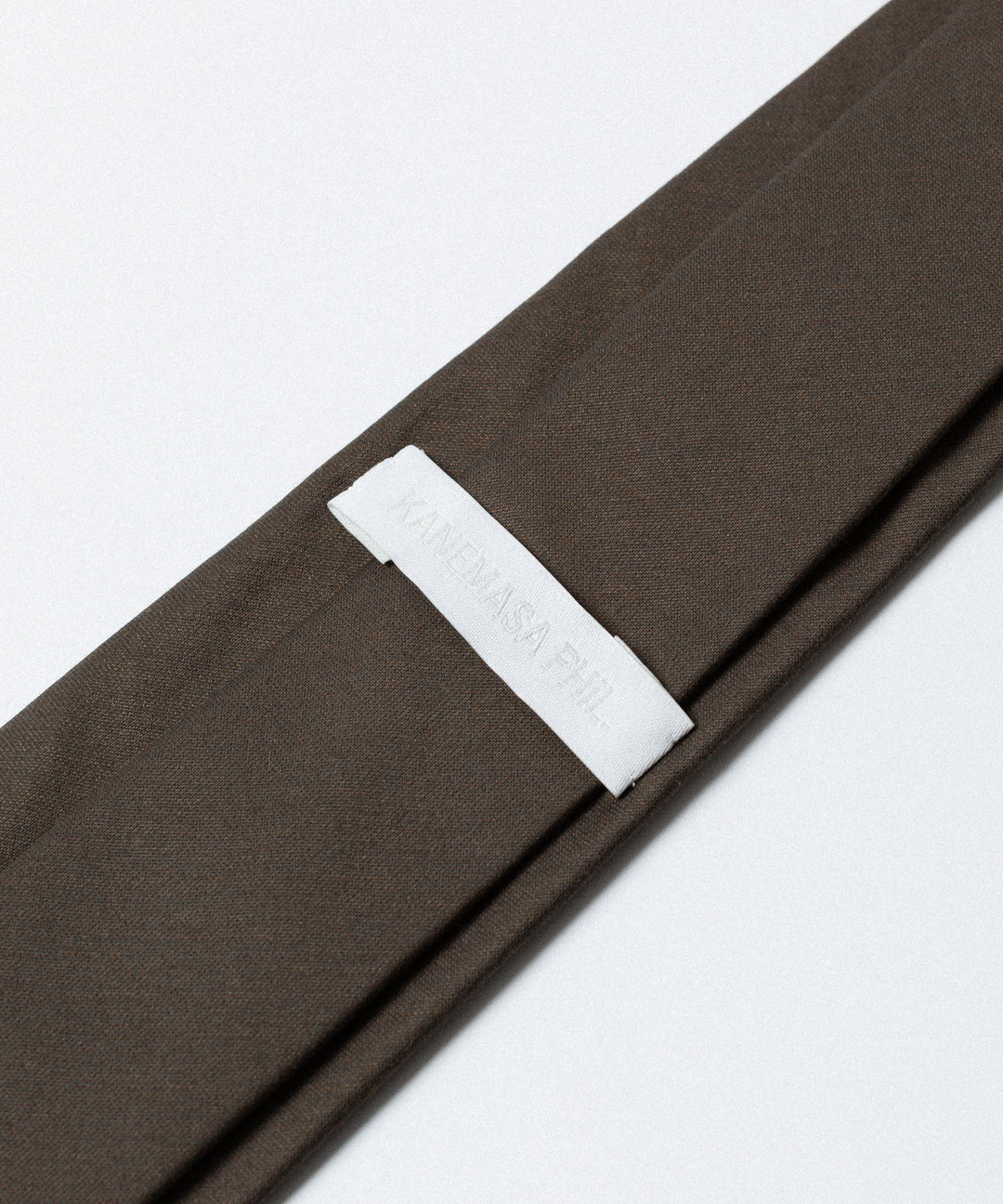 【KANEMASA PHIL.】46G TIE - BROWN - Exclusive session