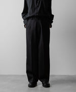 画像をギャラリービューアに読み込む, ssstein(シュタイン)のBELTED WIDE TROUSERS - BLACKの公式通販サイトsession福岡セレクトショップ
