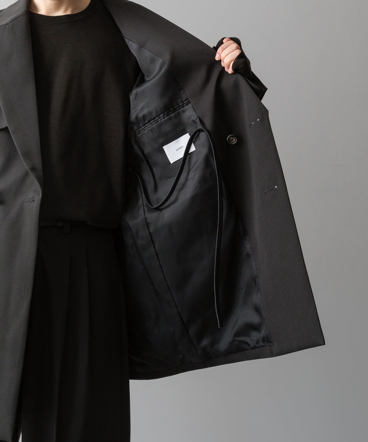 ssstein(シュタイン)の24AWコレクション OVERSIZED LAPELED COMBINATION JACKET - DARK CHARCOAL 公式通販サイトsession福岡セレクトショップ