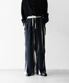 【ANTHEM A】OVER PRINTED RANDOM PLEATS PANTS - ECRU