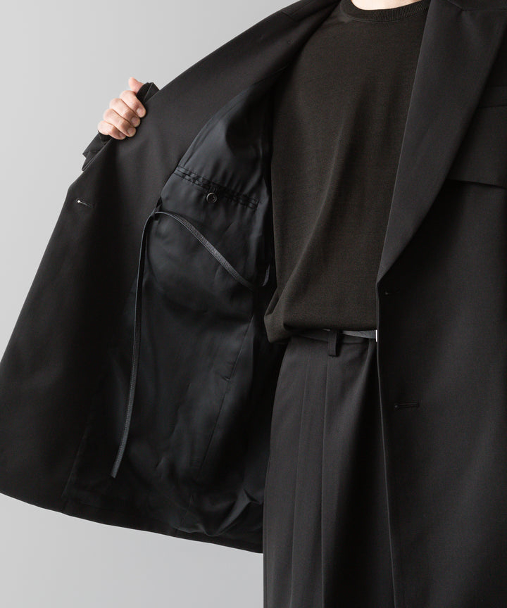ssstein(シュタイン)の24AWコレクション OVERSIZED LAPELED COMBINATION JACKET - DARK CHARCOAL 公式通販サイトsession福岡セレクトショップ