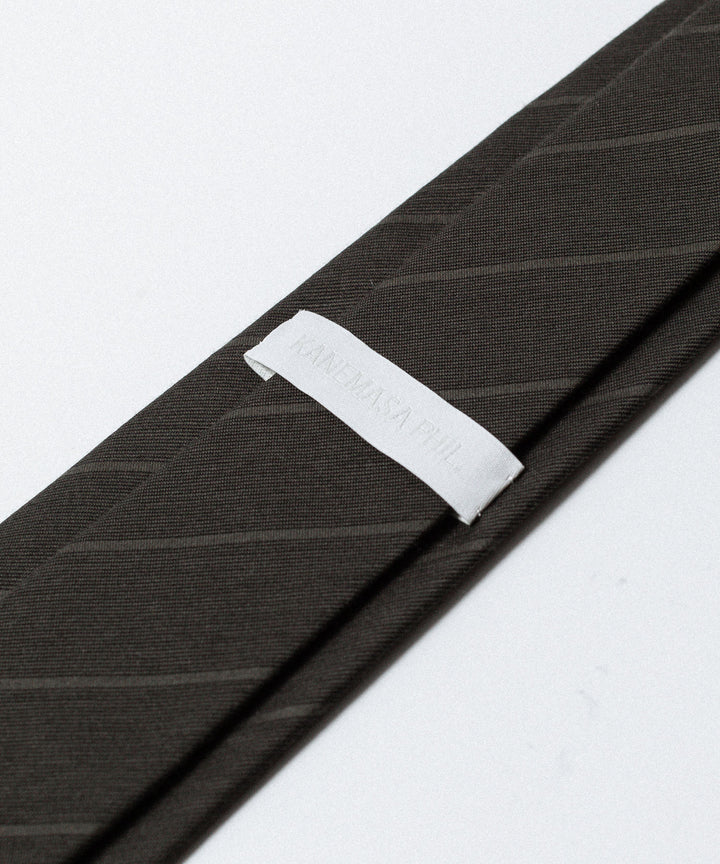 【KANEMASA PHIL.】46G TIE - GREY