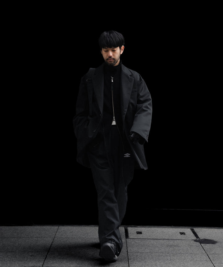 ssstein×UMBRO(シュタイン×アンブロ)のCO/NY POPLIN TRACK TROUSERS - BLACKの公式通販サイトsession福岡セレクトショップ