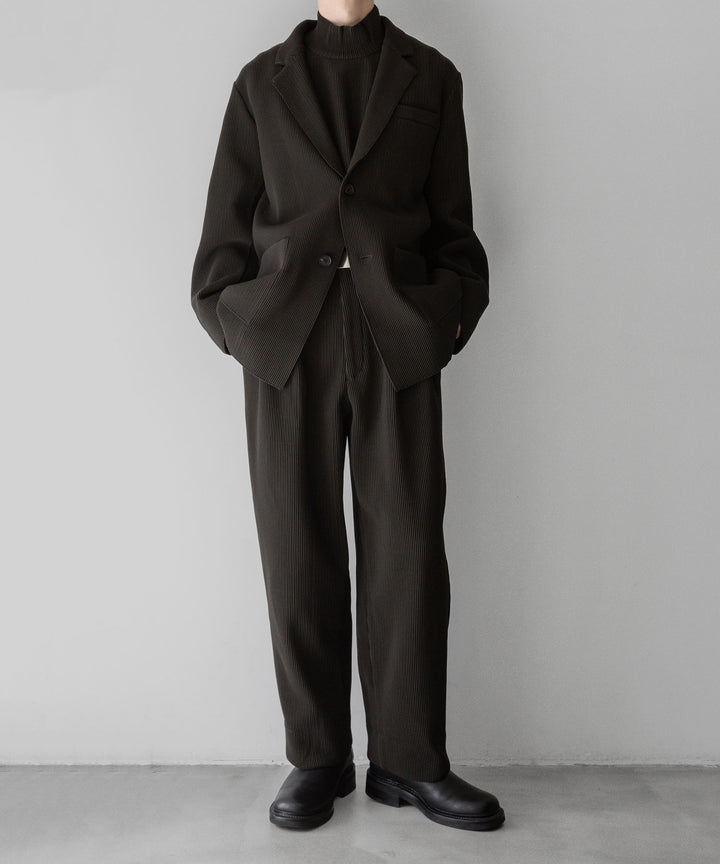 【stein】ssstein シュタインのOVERSIZED GRADATION PLEATS JACKETのMILITARY KHAKI　 公式通販サイトsession福岡セレクトショップ