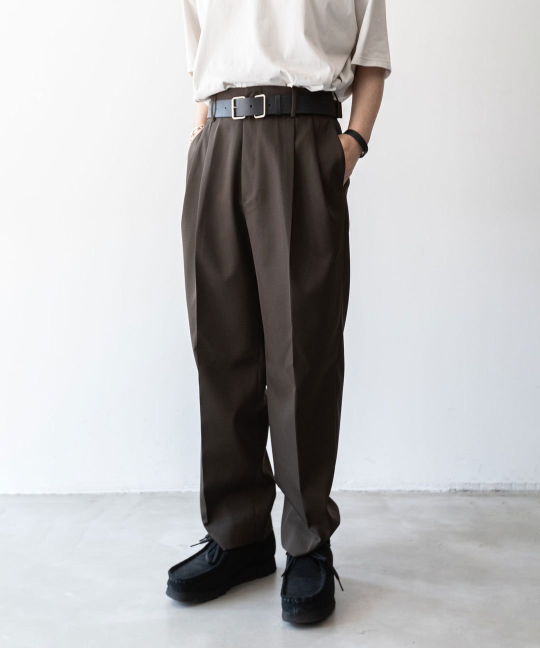 【stein】BELTLESS WIDE TROUSERS シュタイン23aw sessionセッション福岡セレクトショップ 公式通販サイト
