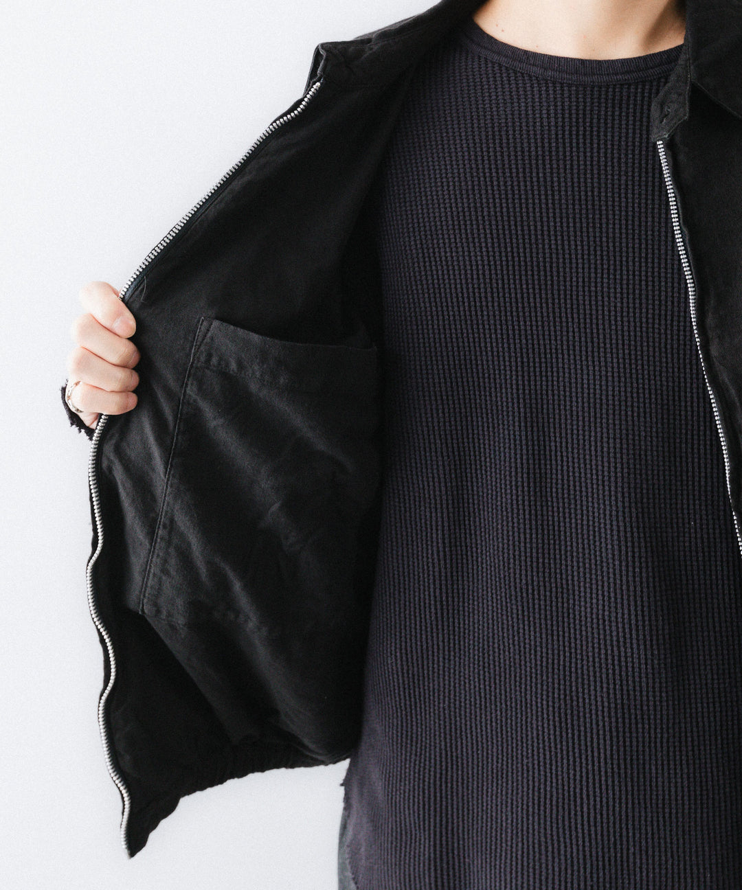 concause-コンコースのSHORT BLOUSONのBLACK公式通販サイトsession福岡セレクトショップ