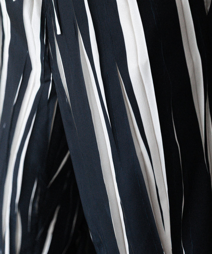 ANTHEM A-アンセムエーのOVER PRINTED RANDOM PLEATS PANTSのECRU公式通販サイトsession福岡セレクトショップ