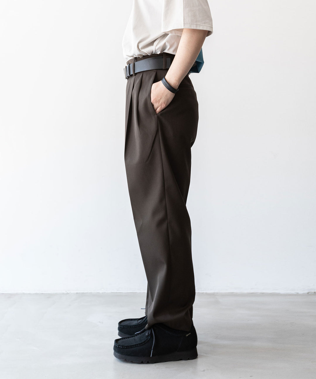 【stein】BELTLESS WIDE TROUSERS シュタイン23aw sessionセッション福岡セレクトショップ 公式通販サイト