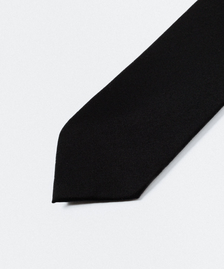 【KANEMASA PHIL.】46G TIE - BLACK - Exclusive session