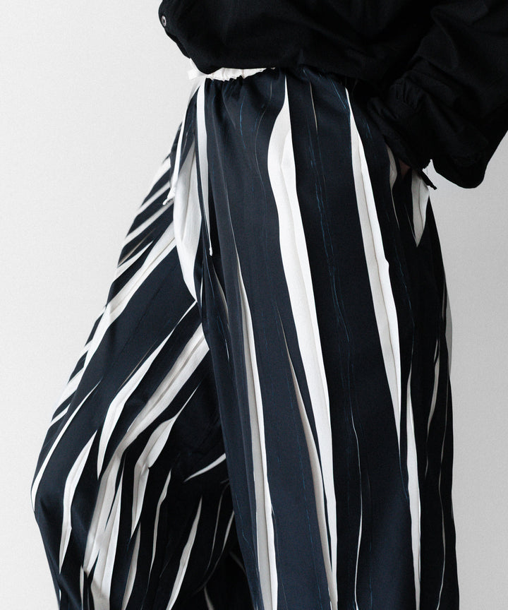 ANTHEM A-アンセムエーのOVER PRINTED RANDOM PLEATS PANTSのECRU公式通販サイトsession福岡セレクトショップ