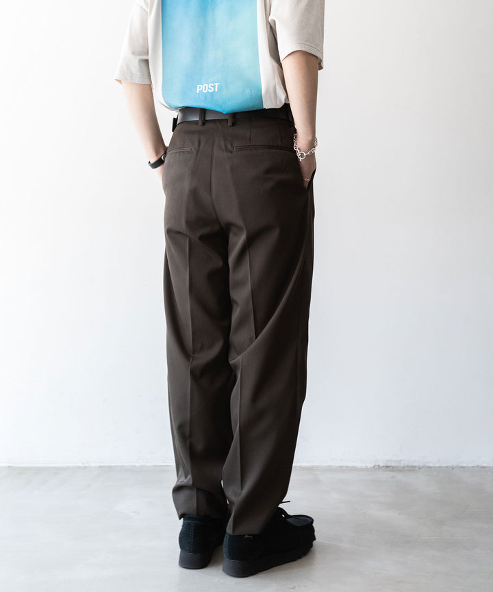 【stein】BELTLESS WIDE TROUSERS シュタイン23aw sessionセッション福岡セレクトショップ 公式通販サイト
