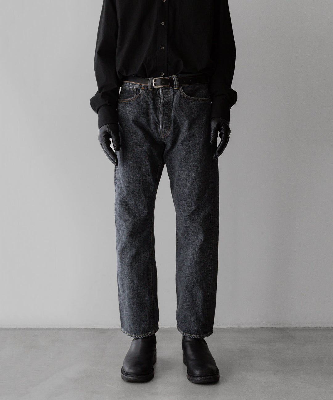【INTÉRIM】インテリムの大戦モデルジーンズ VINTAGE WWII 1943 HEAVY KIBATA SHUTTLE DENIM JEANS - U.BLACK 公式通販サイトsession福岡セレクトショップ