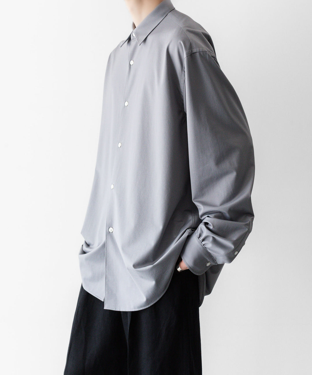 KANEMASA PHIL. カネマサフィル 46G MODEST SHIRTのGREY 公式通販サイトsession福岡セレクトショップ