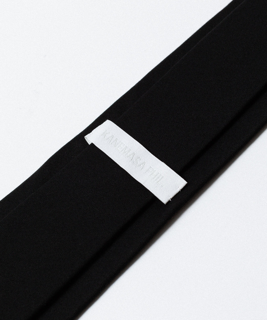 【KANEMASA PHIL.】46G TIE - BLACK - Exclusive session