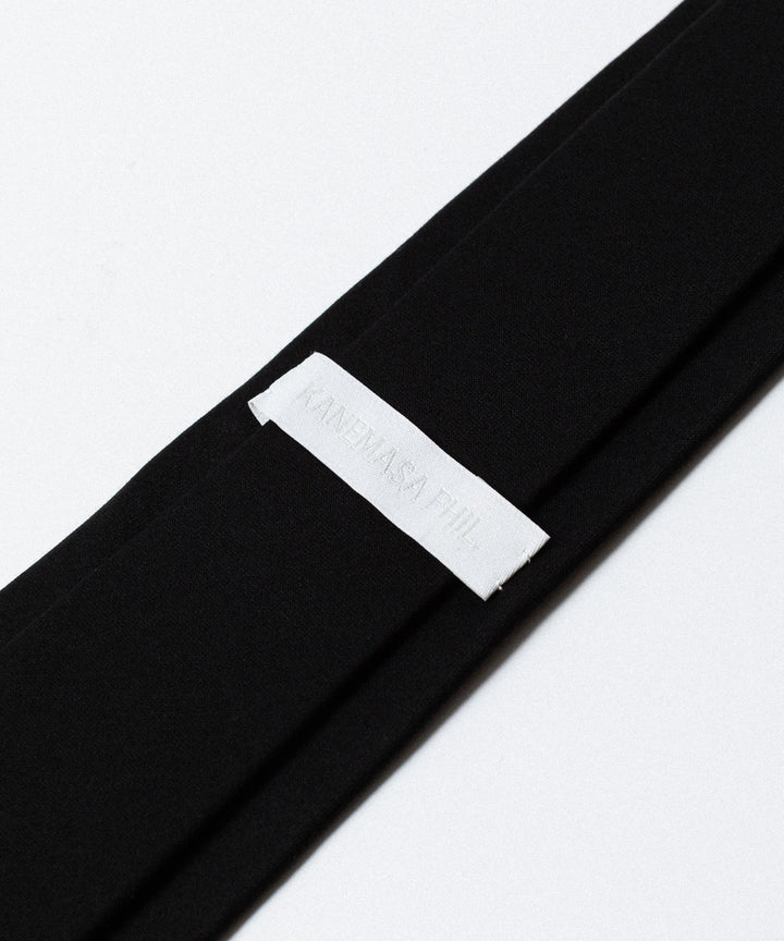 【KANEMASA PHIL.】46G TIE - BLACK - Exclusive session