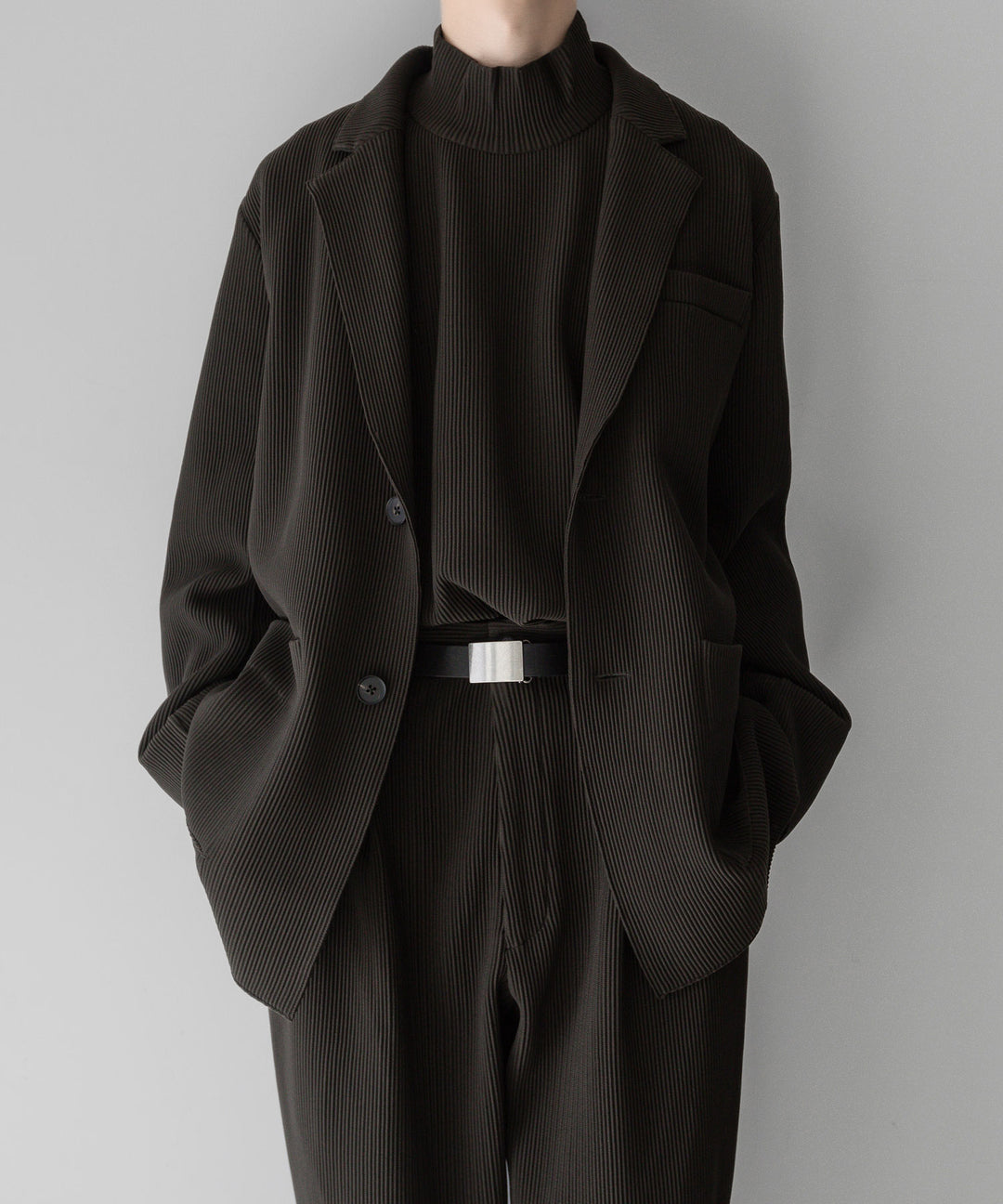 【stein】ssstein シュタインのOVERSIZED GRADATION PLEATS JACKETのMILITARY KHAKI　 公式通販サイトsession福岡セレクトショップ