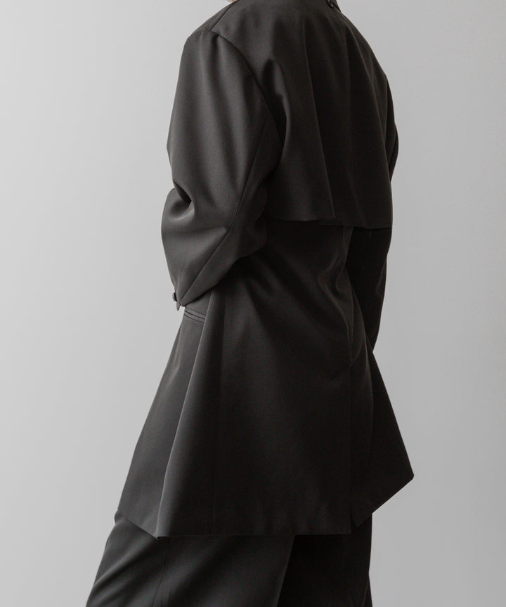 ssstein(シュタイン)の24AWコレクション OVERSIZED LAPELED COMBINATION JACKET - DARK CHARCOAL 公式通販サイトsession福岡セレクトショップ