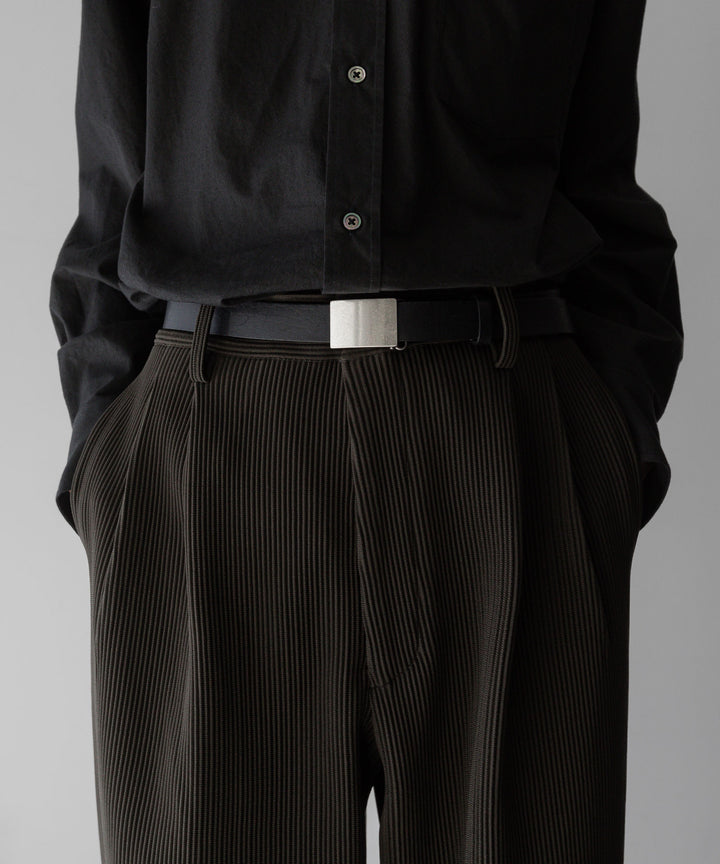 【stein】ssstein シュタインのGRADATION PLEATS WIDE TROUSERSのMILITARY KHAKI　 公式通販サイトsession福岡セレクトショップ