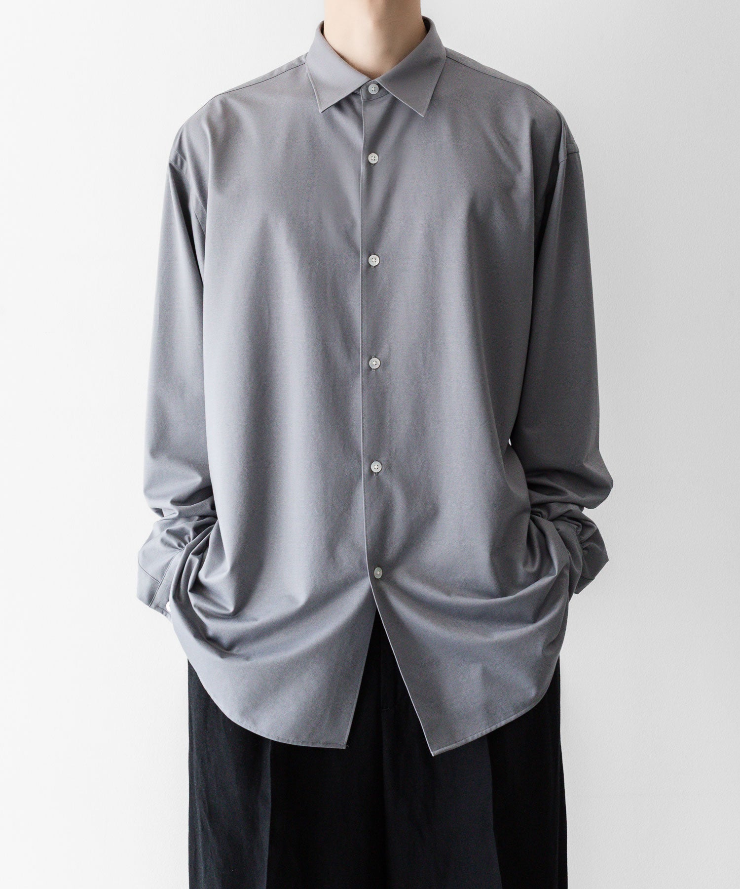 KANEMASA PHIL.】46G MODEST SHIRT - GREY | 公式通販サイト session