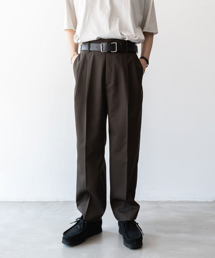 【stein】BELTLESS WIDE TROUSERS シュタイン23aw sessionセッション福岡セレクトショップ 公式通販サイト