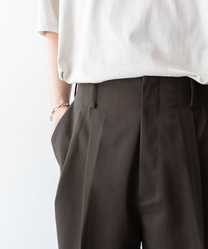 【stein】BELTLESS WIDE TROUSERS シュタイン23aw sessionセッション福岡セレクトショップ 公式通販サイト