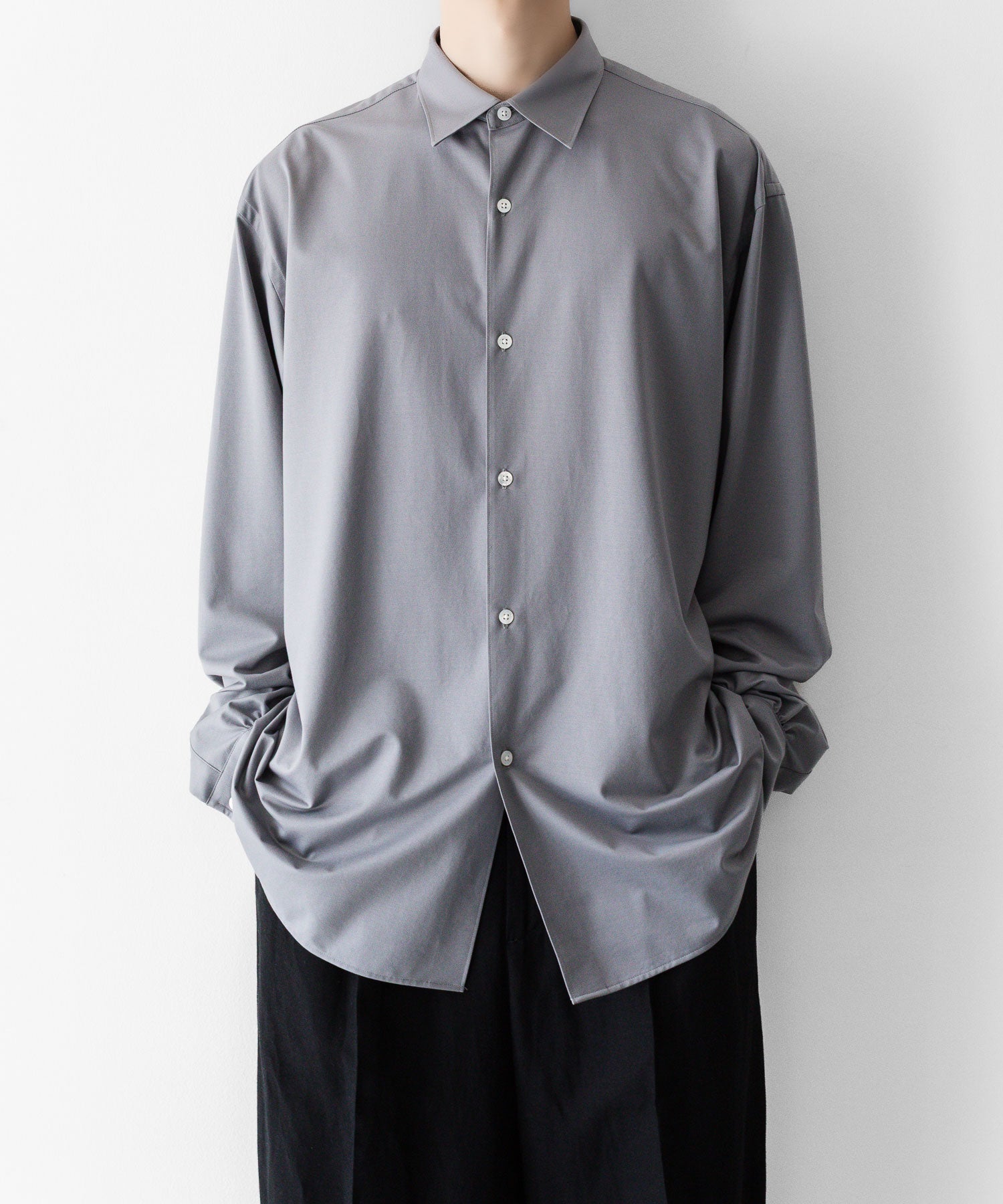 KANEMASA PHIL.】46G MODEST SHIRT - GREY | 公式通販サイト session