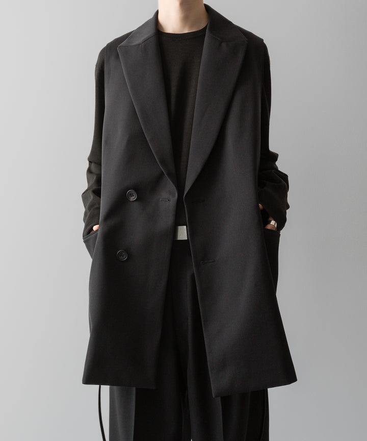 ssstein(シュタイン)の24AWコレクション OVERSIZED LAPELED COMBINATION JACKET - DARK CHARCOAL 公式通販サイトsession福岡セレクトショップ