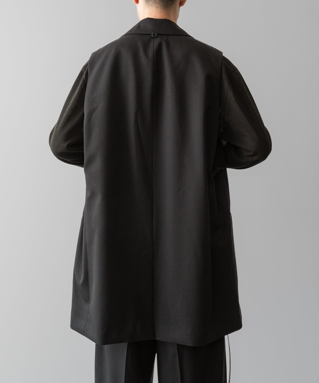 ssstein(シュタイン)の24AWコレクション OVERSIZED LAPELED COMBINATION JACKET - DARK CHARCOAL 公式通販サイトsession福岡セレクトショップ