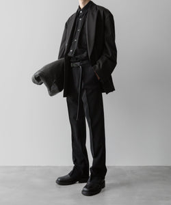 ANTHEM Aアンセムエー のSPONGY TWILL SLIM STRETCH PANTS - BLACKの公式通販サイトsession福岡セレクトショップ